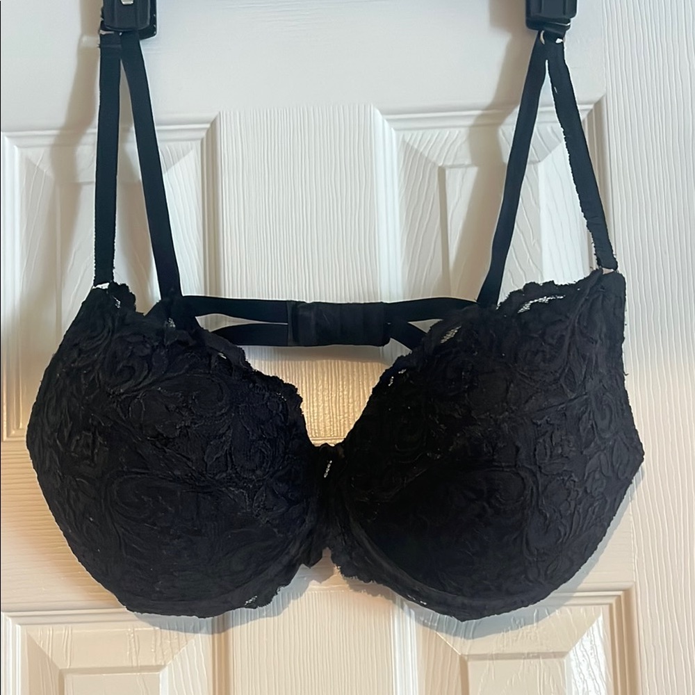 Elegant Black Lace Bra